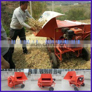 Gasoline engine driven rice thresher