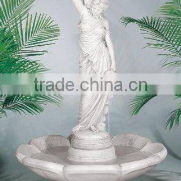 Stone carving garden water fountain