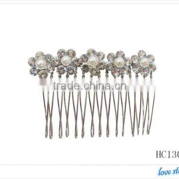 Fashion hair comb,jeweled hair combs,fancy wedding hair combs