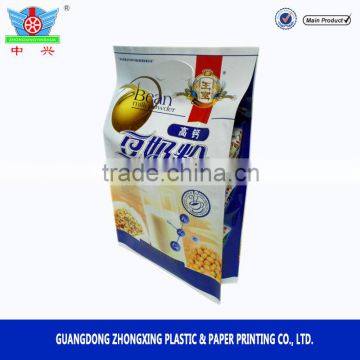 Wholesale customized printing milk powder packaging bag/rolled oats packaging bag/side gusset food bag