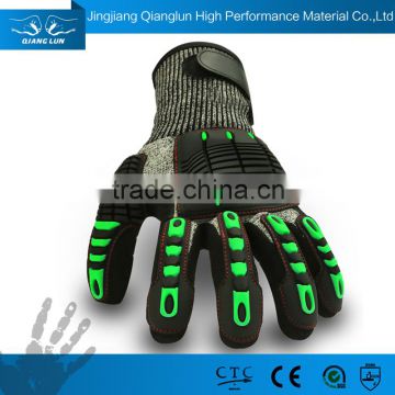 EN388 impact resistant oil field mechanic gloves