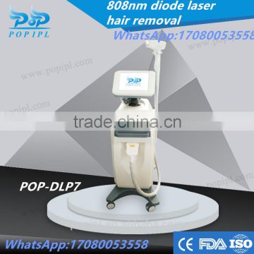 POP- DL7 808nm Diode Laser machine for hair removal of with CE 808nm laser