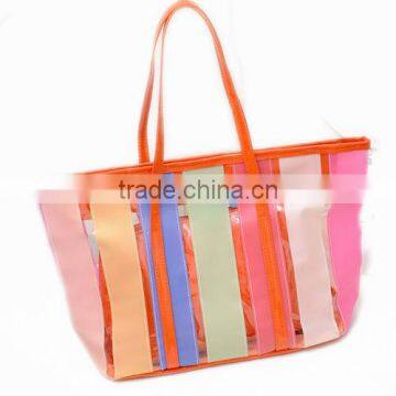 summer promotional colorful women's shopping handbag