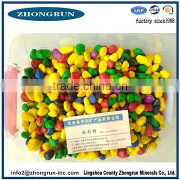 color pebbles for home decration