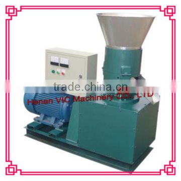 Factory supply CE approved 9PK-250 flat-die wood pellet mill with 15kw motor