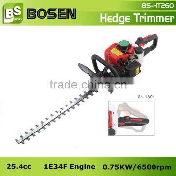 25.4cc Dual Blade 2-stroke Hedge Trimmer with 1E34F Engine