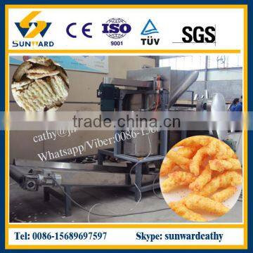 High Quality Fried Pellet Snacks Fryer, Food Fryer Line With Best Price photo-6