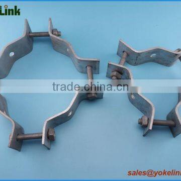 High Quality Galvanized Electric Pole Clamp/pole Band for Overhead Line Fittings photo-5