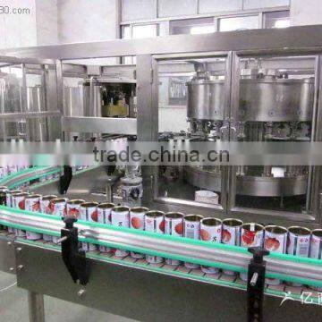 Automatic Beer Can Filling Line / Carbonated Beverage Can Filling Machine