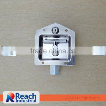 Stainless Steel Flush Mount Key-Locking Recessed T Paddle Handle Lock photo-2