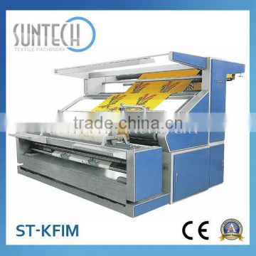 SUNTECH Tentionless Knitted Textile Testing and Rolling Machine Fabric inspection Machine