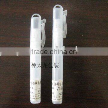 plastic perfume bottle pen style with hanger