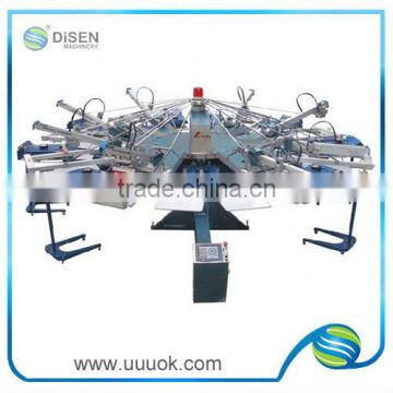 Automatic t-shirt screen printing machine