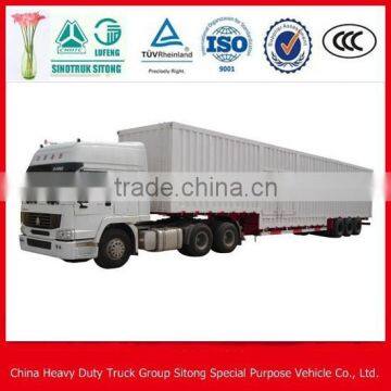 hot sale !!! 3 axle van truck trailer