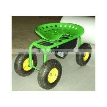 metal garden sitting cart TC4501,four wheels