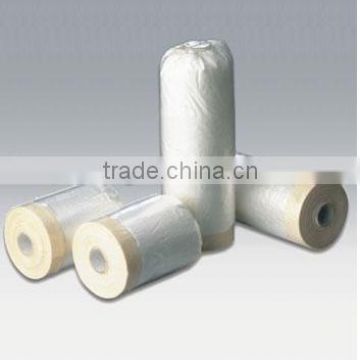 plastic masking film pre-taped masking film for car cover