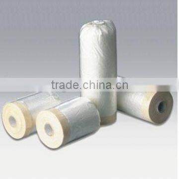 Plastic Masking Film Pre-taped Masking Film for Car Cover