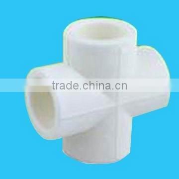 manufacturing plastic factory made plumbing fitting cpvc cross tee