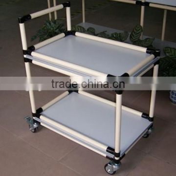 colorful galvanized steel plastic coated pipe can diy handcart