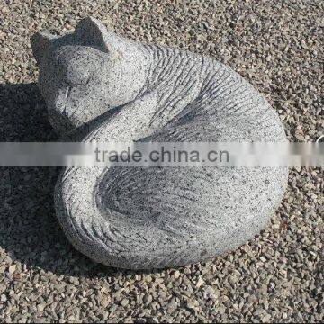 Garden Granite stone sculpture cat