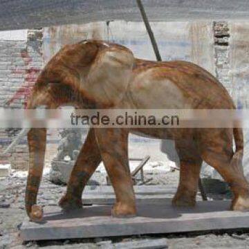 Carving Marble Elephant Statue for Outdoor Decoration photo-3