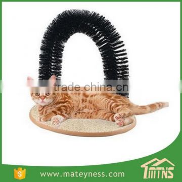 Hot Pet Cat Toy Self-Groomer and Massager Purrfect Arch