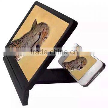 2015 New Arrival 3D Enlarged Screen Magnifier For Mobile Phones Fasion Design Stand For Mobile Phone Screen 4.7 Comes to Be 8.2 photo-2