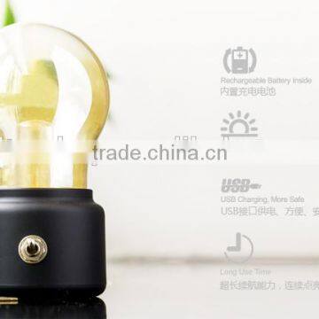 England Style Retro Bulb Light, LED Charge Table Lamp Night Lamp photo-5