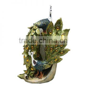 2014 New Dising Elector Resin Peacock Table Decoration photo-3
