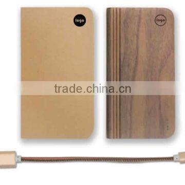 5500mAh Portable Wooden Power Bank photo-3