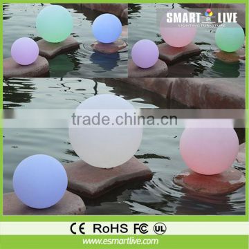 color changing beautiful led floating ball swimming pool light oval led