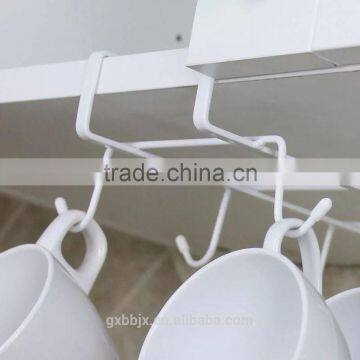 Under-the-Shelf 8 Hook Espresso Cup Storage Drying Rack photo-2