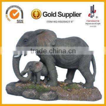 14 Inch Home Decoration Souvenir Brass Imitating Elephant Animal Statue photo-2