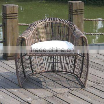 C335 Mordern sofa furniture Outdoor, Wholesale Single rattan/wicker sofa