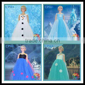 Dress Cosplay Movie Formal Dress and Snowflake fab Snowflake Tutu Dress Set