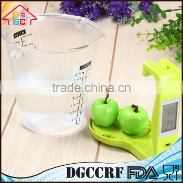 Reliable Factory Electronic Digital Kitchen Plastic Measuring Cup Scale with LCD Display