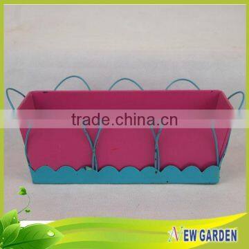 Factory Outlet Beautiful Handicraft Metal Flower Pots With Pedestal photo-4