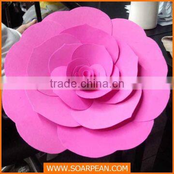 Customized Red Paper Flower For Window Display