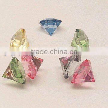 Clear Acrylic Diamond Shape Crystal Bead Accessories Hanging Wedding Decorations photo-5