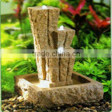 stone fountain outdoor water feature rustic fountains