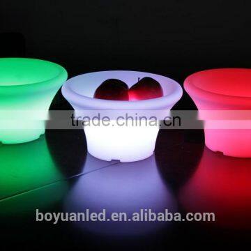 Lighting LED Plastic Flower Pot,rechargeable LED Planter photo-5