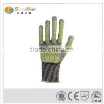 Sunnyhope full finger 13G high impact protective liner with TPR chips glove