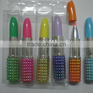 office use Lipstick highlighter for Alibaba IPO in USA, school use pen, home use pen