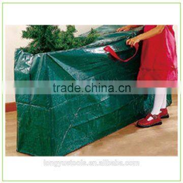 Square folding large fabric leaf bag with handle