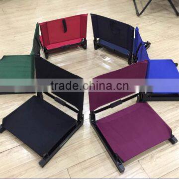 Folding Steel Frame Soccer Stadium Seat with Hook