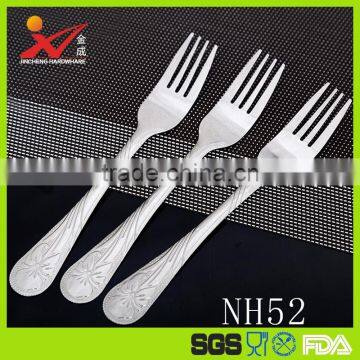 Best Selling Silver Stainless Steel Cake Fruit Forks fully stock