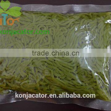 Instant Konjac Noodle Low Calories High Fibre Konjac Shirataki Capellini With Spinach photo-2