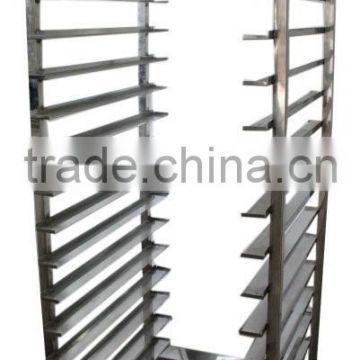 Stainless steel rotary oven used trolley and rack