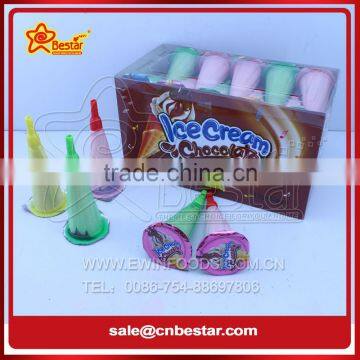 Ice Cream Chocolate Cup with Biscuit Whistle