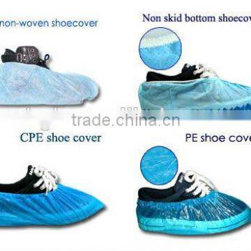 Disposable Plastic Nonwoven Safety Overshoes , Antislip Protective Shoe Cove photo-3